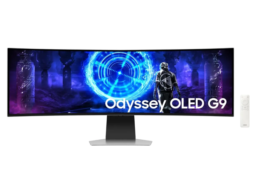 Монитор Samsung Odyssey OLED G9 S49DG952SI (LS49DG952SIXCI), серебристый