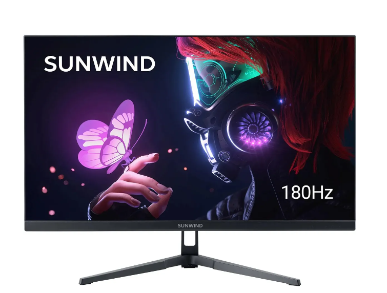 Монитор SunWind SM-24FI401, черный