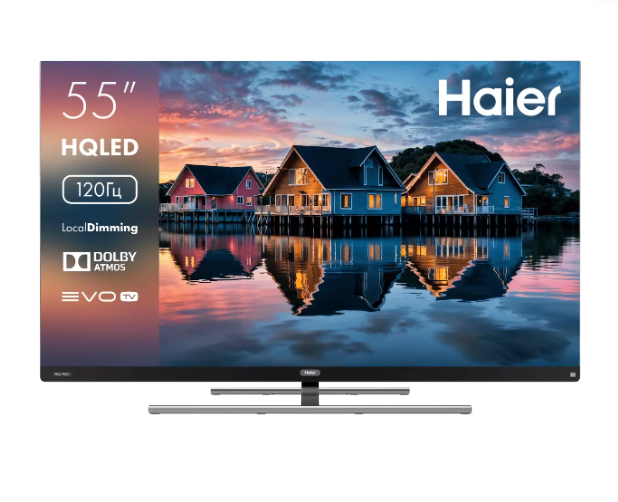 Телевизор Haier 55 Smart TV S7, черный/серый