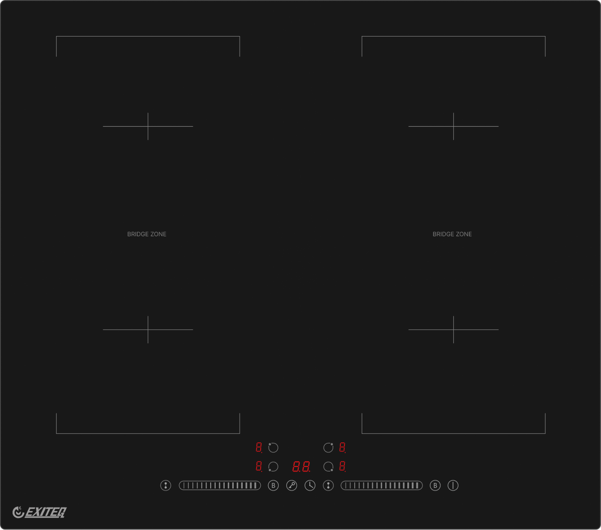 Варочная панель электрическая Exiteq EXH-504IB, черный