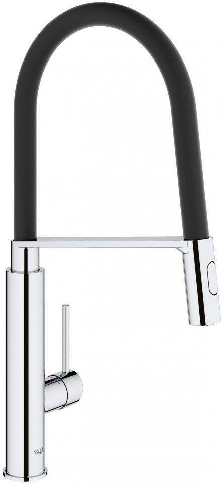 Смеситель для кухни Grohe Concetto New 31491000, хром/черный