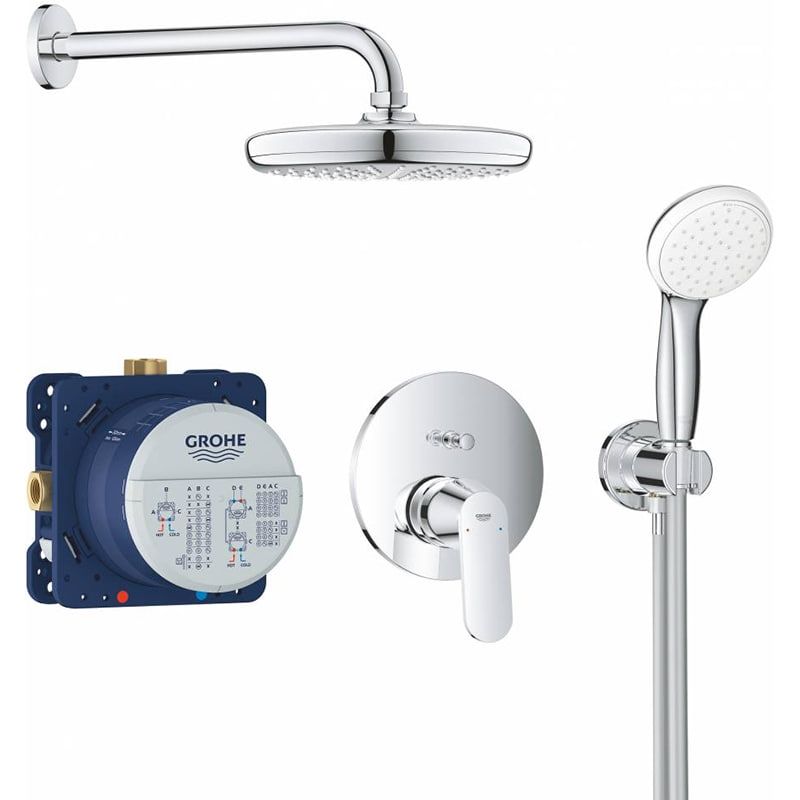 Душевая система Grohe Eurosmart 25219001, хром